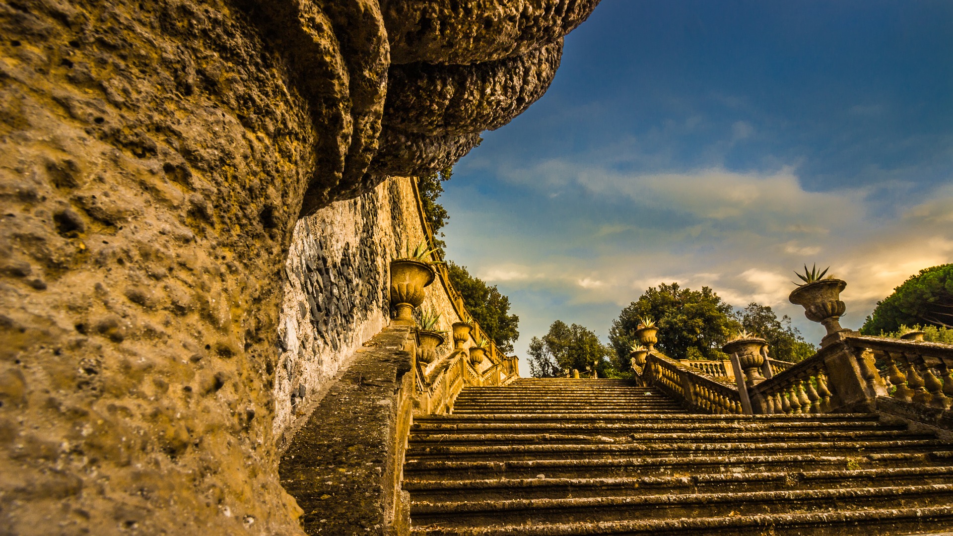 Roman stairs